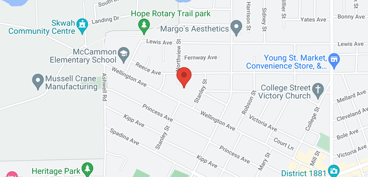 map of 9530 NORTHVIEW STREET